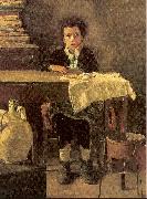 Mancini, Antonio The Poor Schoolboy oil